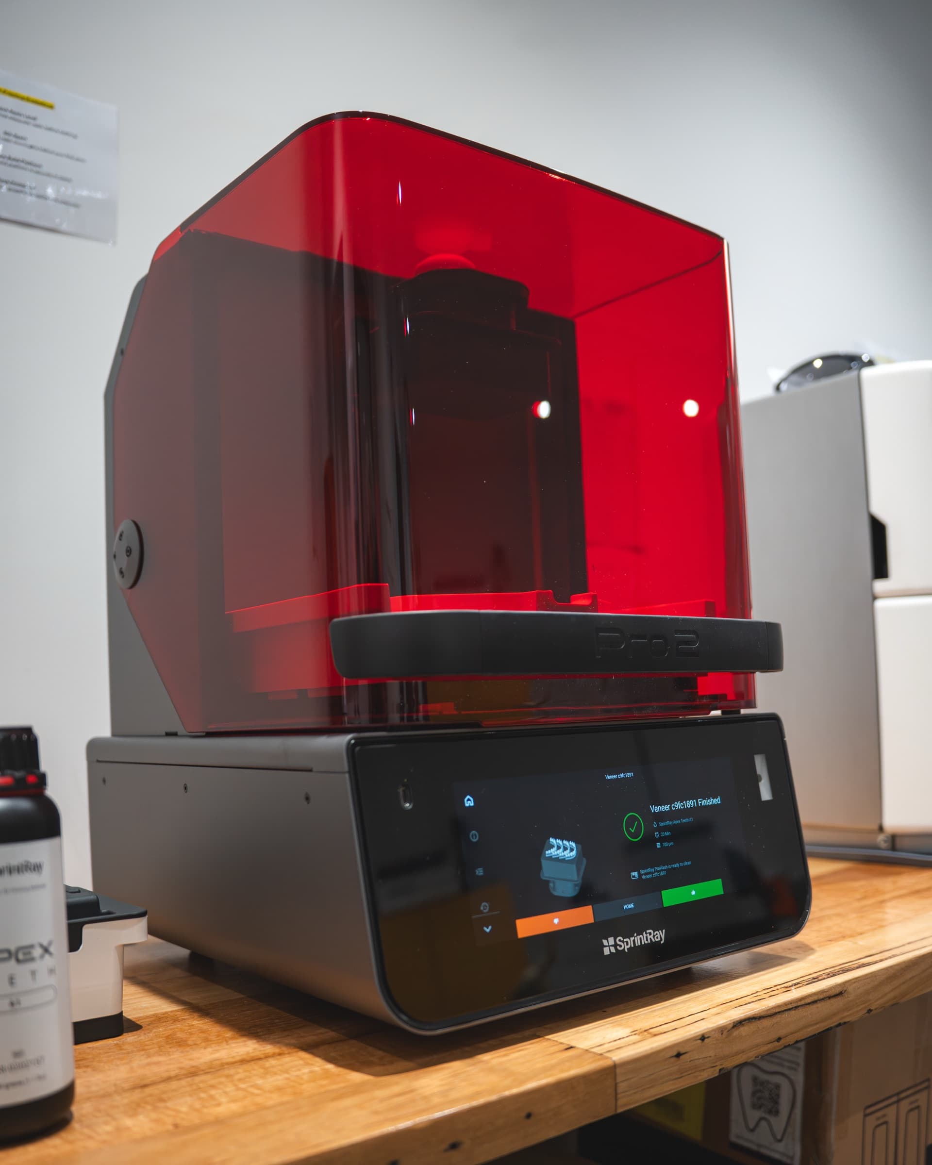SprintRay Pro 2 with APEX resin in the Andarsyn showroom